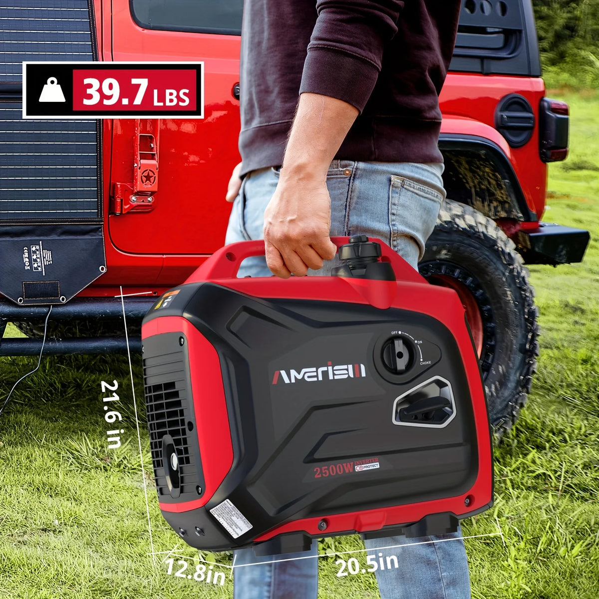Powersmart 2500 Watt Portable Inverter Generator With Co Sensor