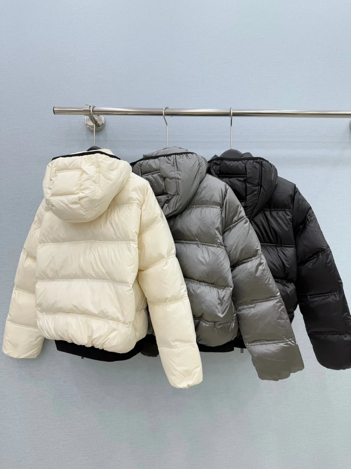 Premium Women Winter Hooded Polyester Zippered Warm Coat