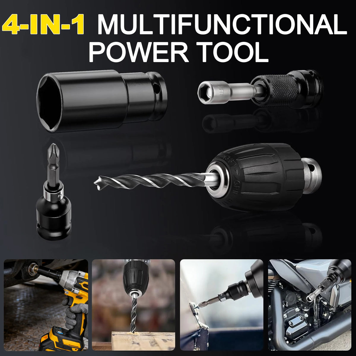 Rhovixstar 20V Brushless Impact Wrench Kit With Battery Charger