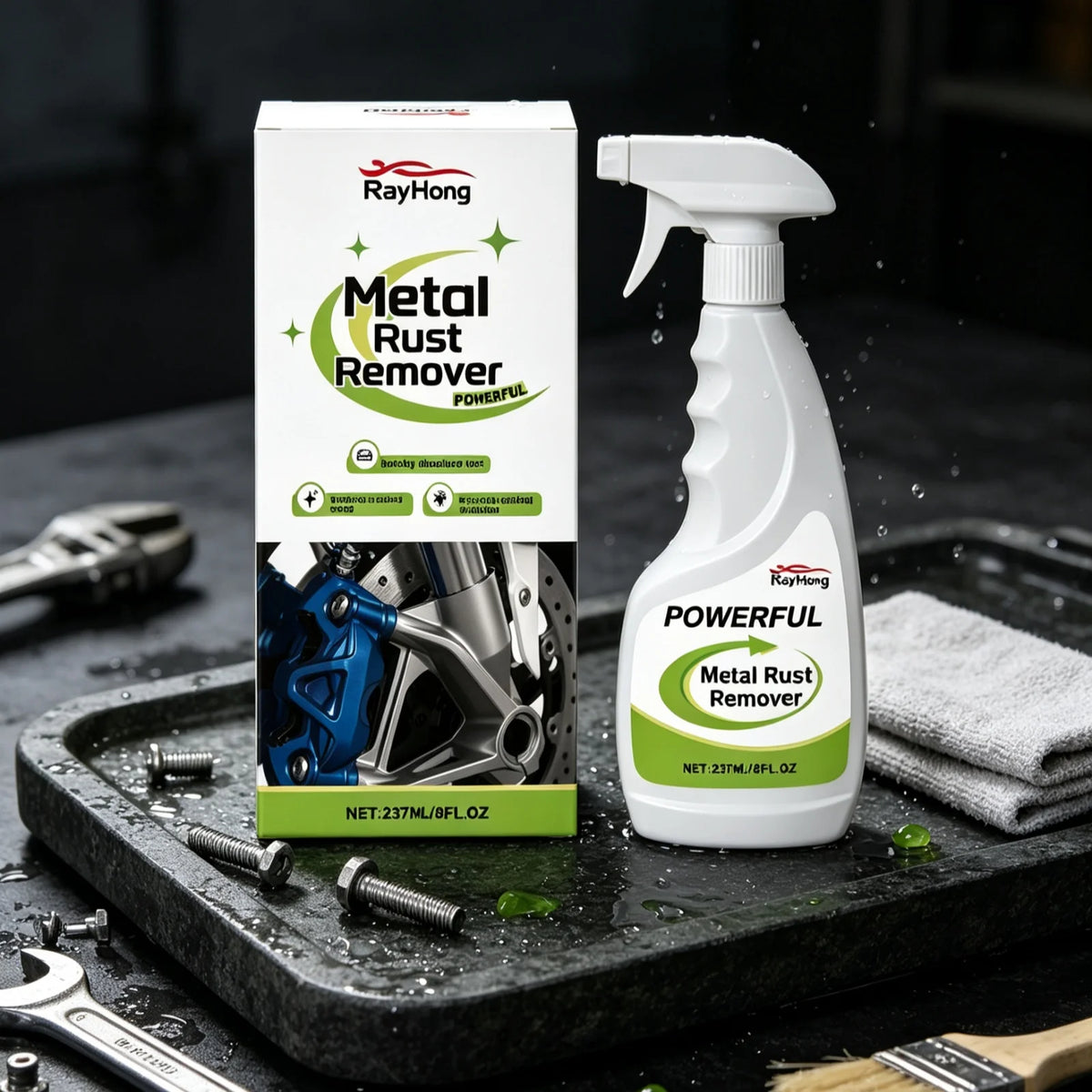 RayHong Car Metal Rust Converter And Restoration Spray