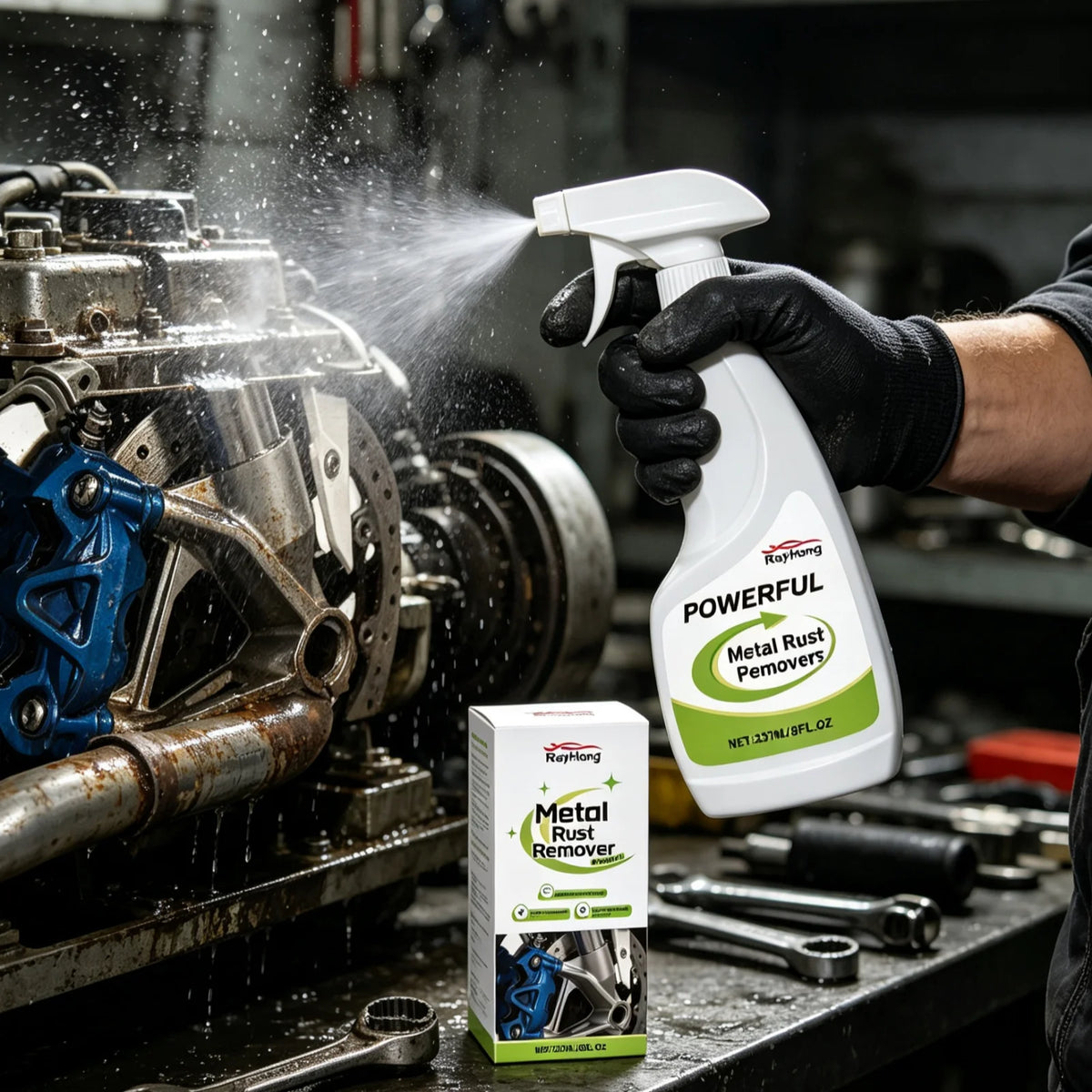 RayHong Car Metal Rust Converter And Restoration Spray