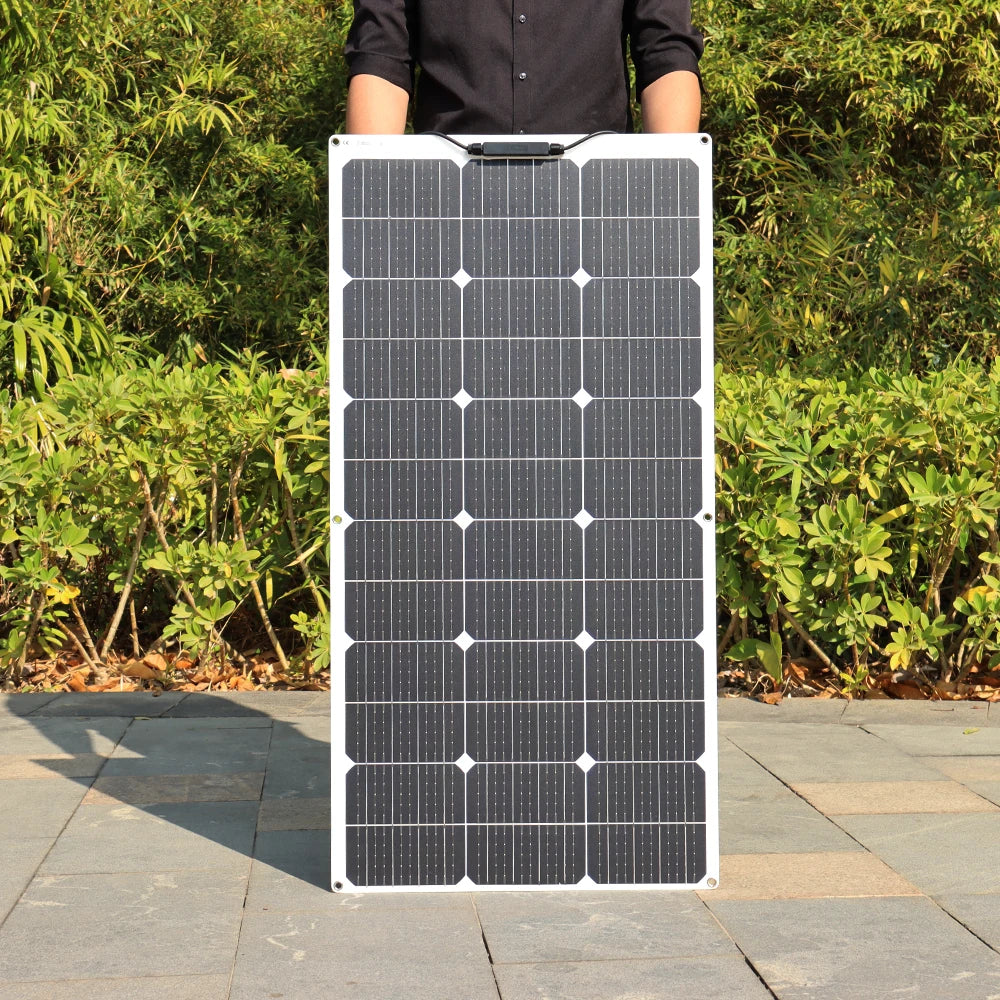 Xinpuguang Flexible Monocrystalline Solar Panel Kit Camping RV