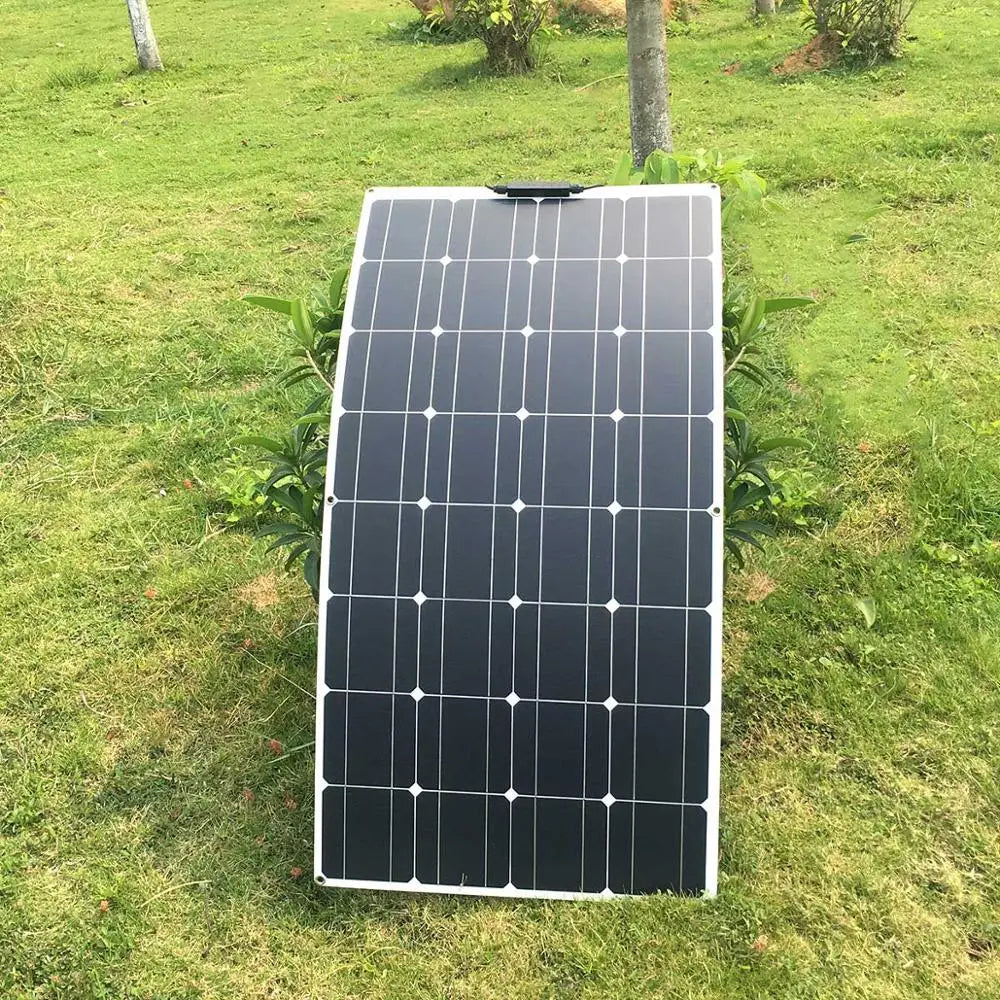 Dgsunlight 100W Flexible Monocrystalline Solar Panel for RV and Camping