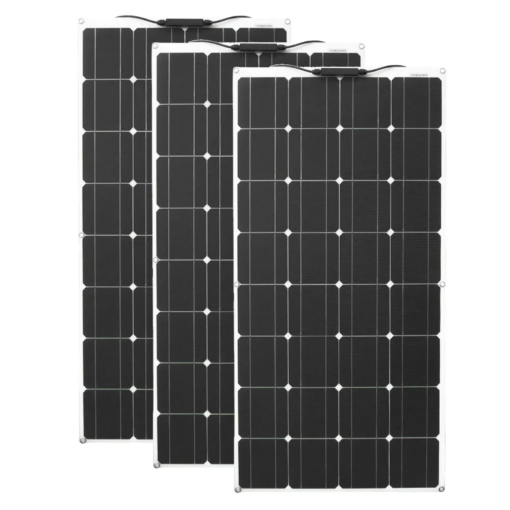 Asunerge Flexible Monocrystalline Solar Panel For Boats And Camper