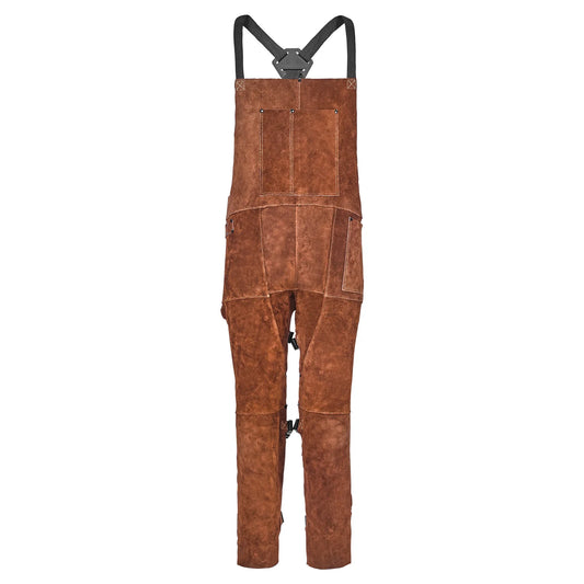 Heavy Duty Cowhide Leather Welding Apron Heat Resistant