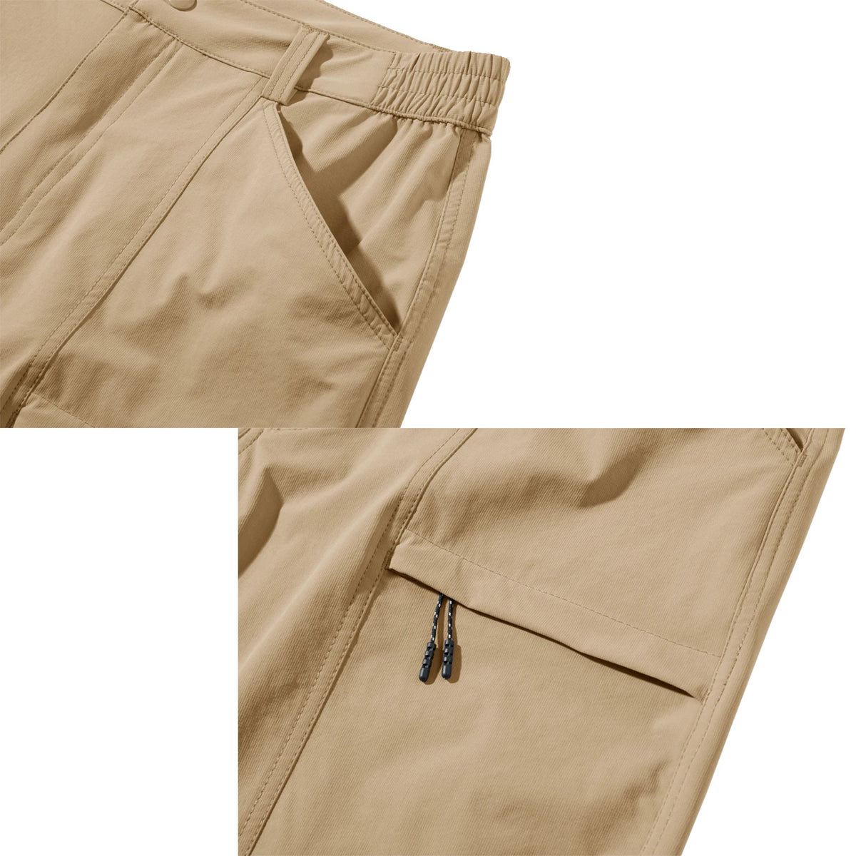 Men's Waterproof Cargo Shorts Quick Dry Multi Pocket Hiking
