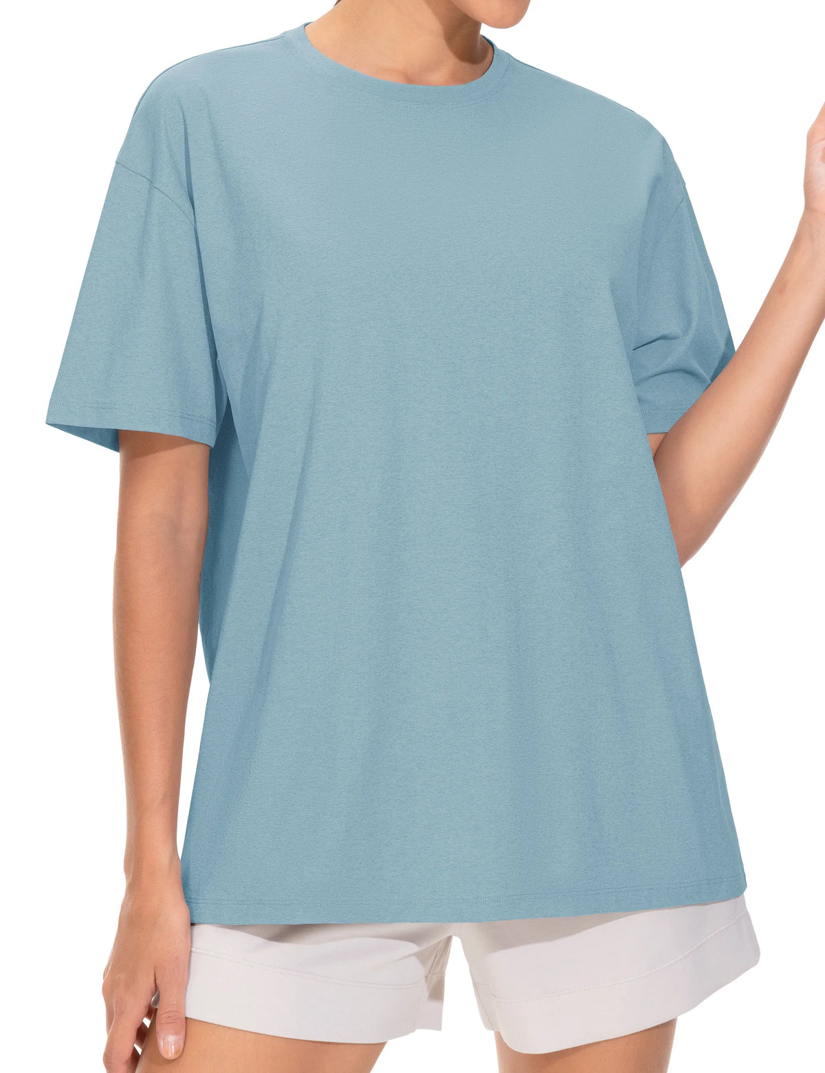 The Gym People Women's Oversized Crewneck Workout Tee
