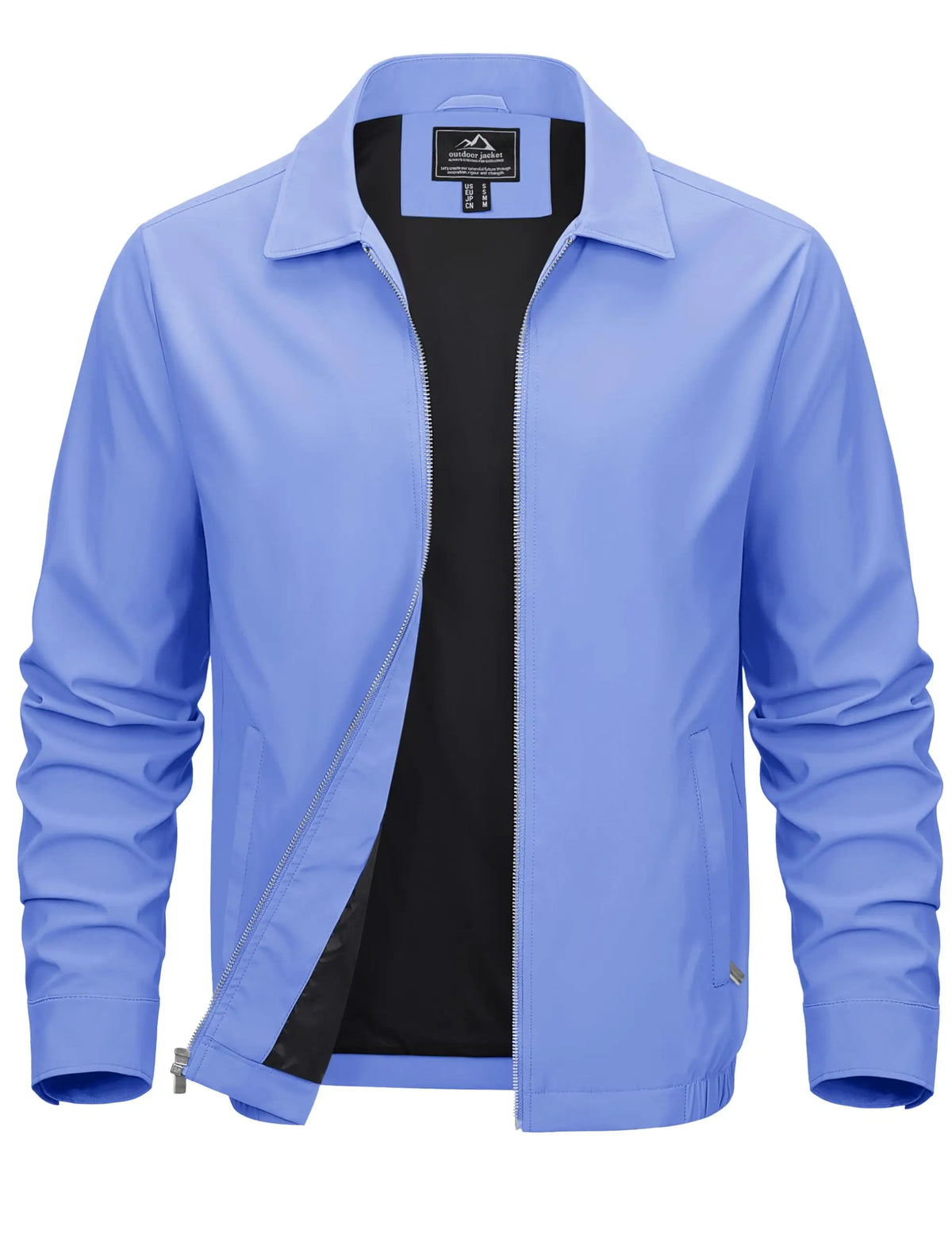 Cavva Men's Lightweight Windbreaker Jacket With Zip Pockets