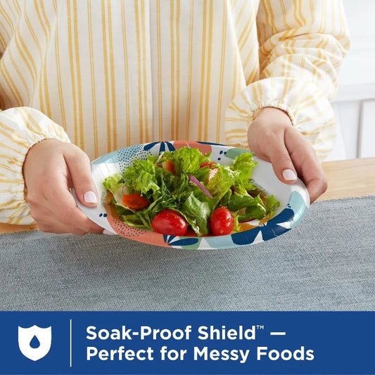 Durable Compostable Paper Plates For Commercial Use