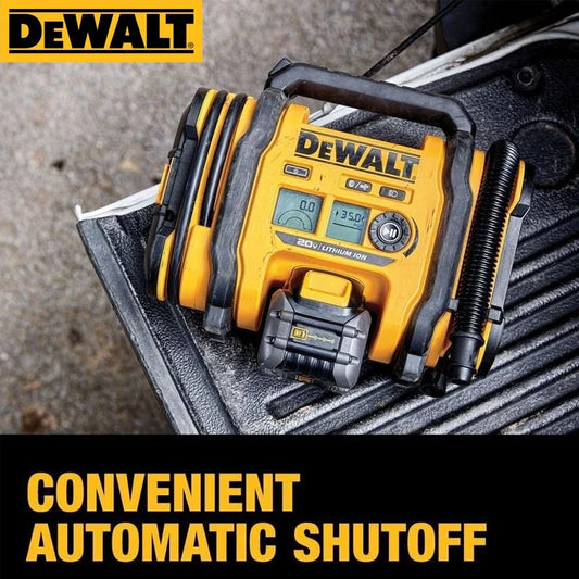 DeWalt 20V Max Cordless Air Inflator Compact Tire For Cars