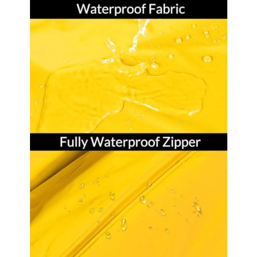 Waterproof Packable Rain Jacket with Reflective Hood for Women's Running
