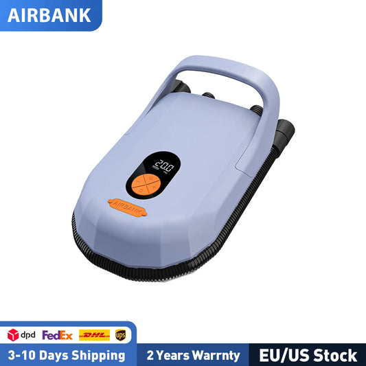 Airbank Rechargeable Electric Air Pump For Inflatable Surf Boards