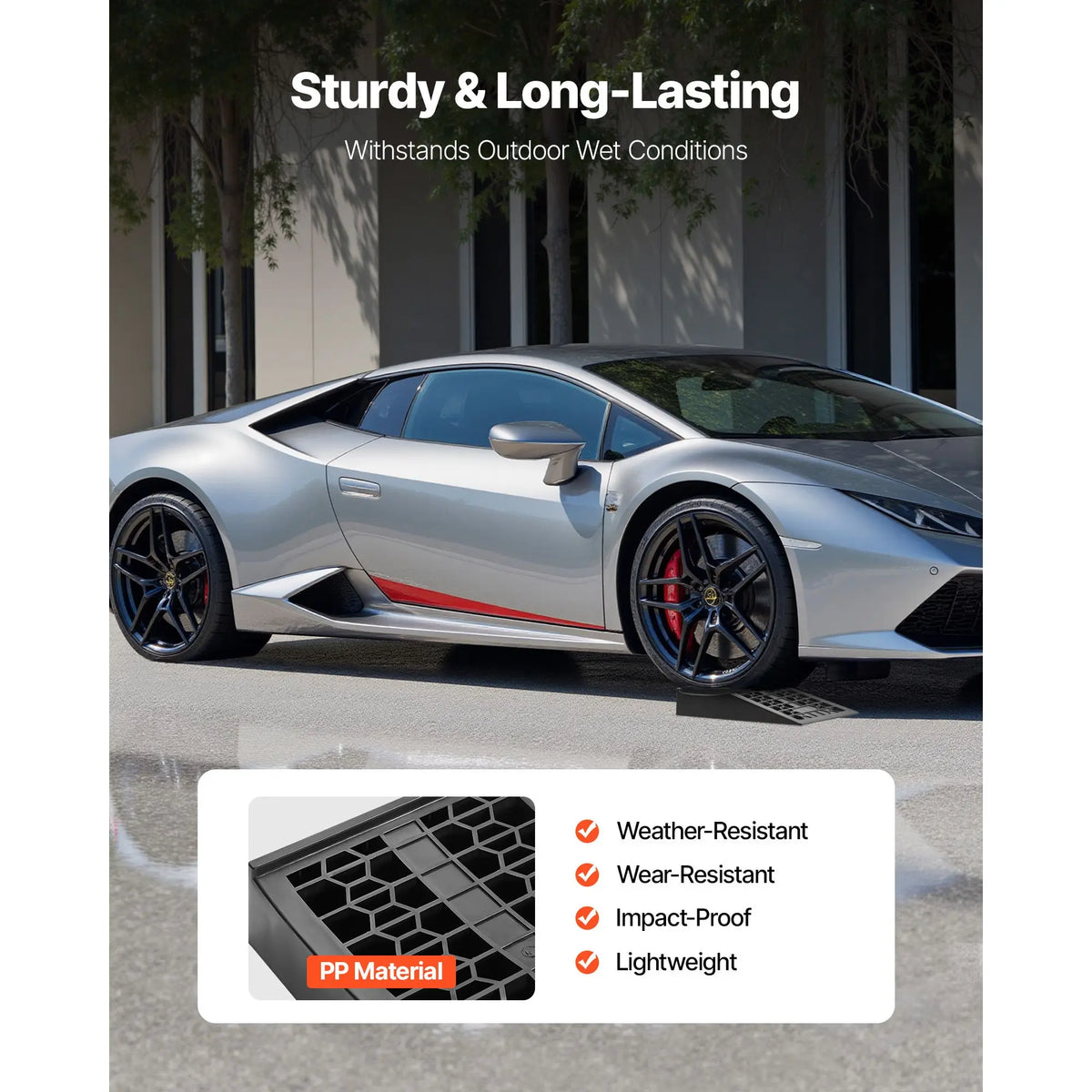 Portable Heavy Duty Car Service Ramps For Garage Use