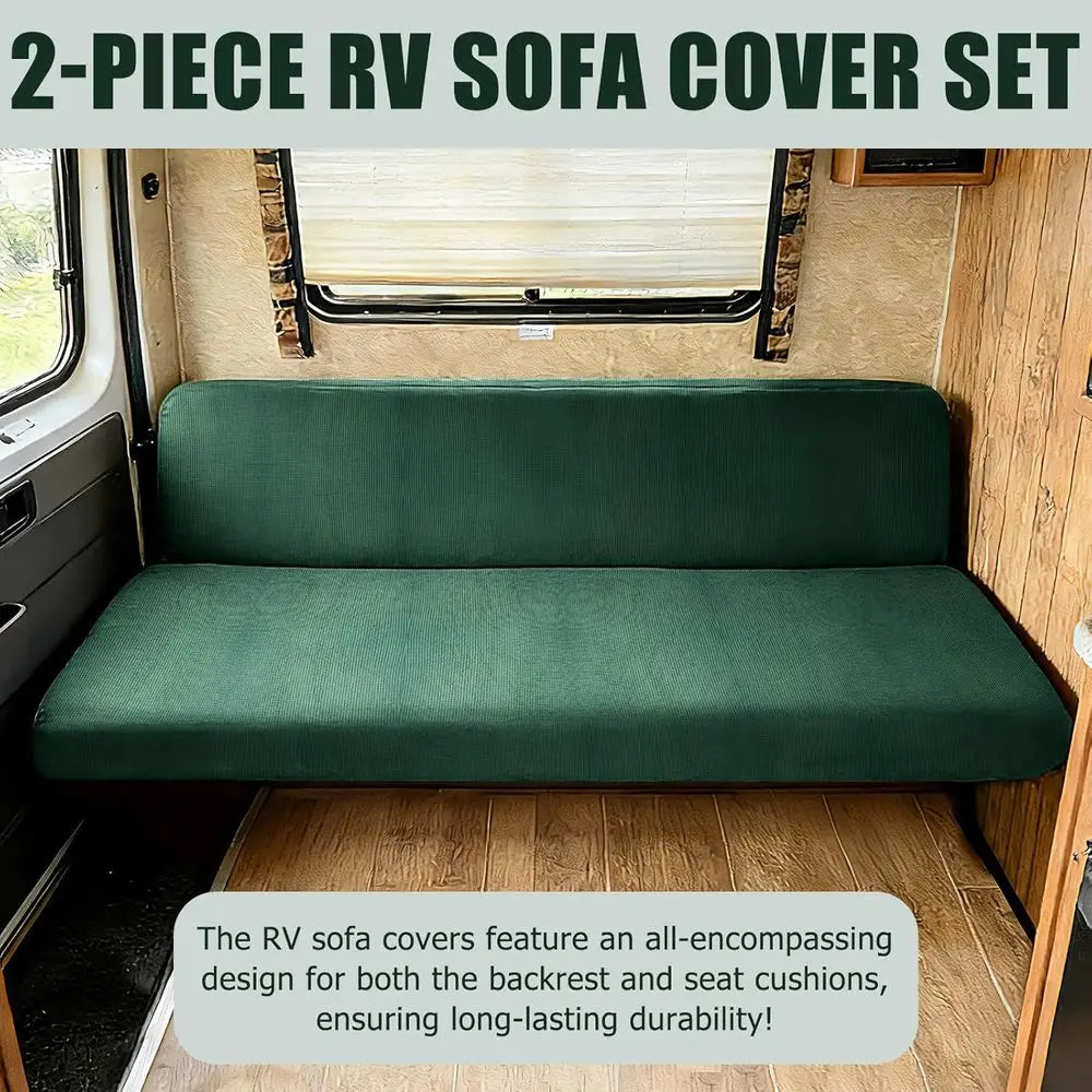 Washable Stretch RV Jackknife Sofa Bed Anti Slip Couch Covers
