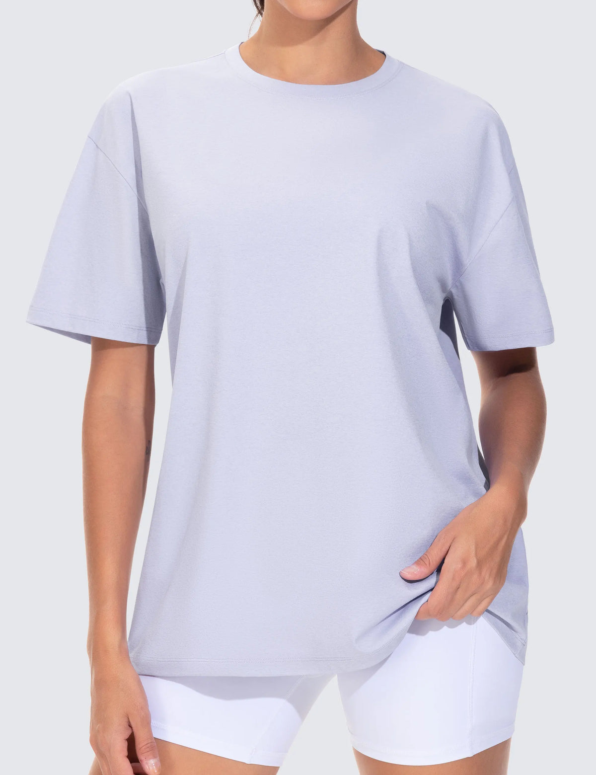 The Gym People Women's Oversized Crewneck Workout Tee