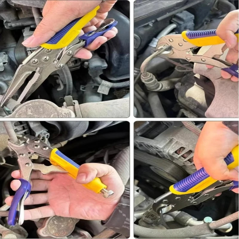 Professional Locking Pliers Heavy Duty Auto Repair Clamping Tool