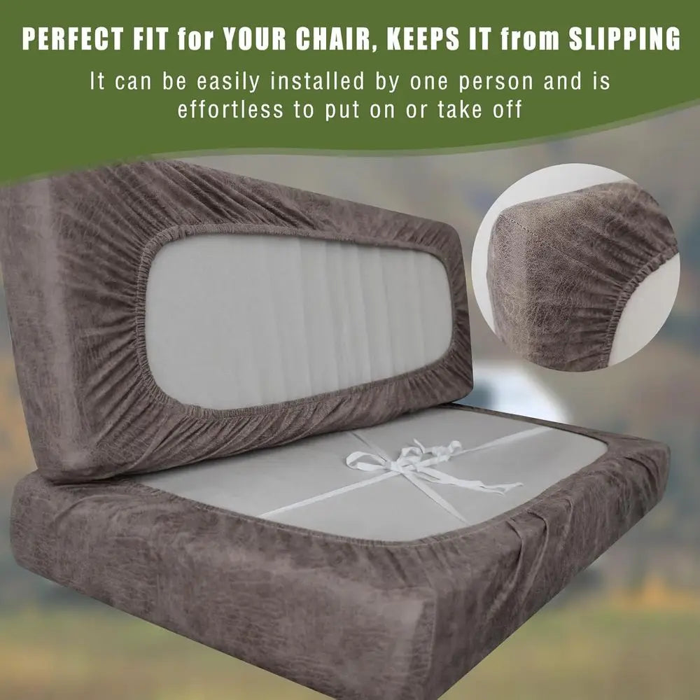 Premium Faux Leather RV Camper Dinette Cushion Covers