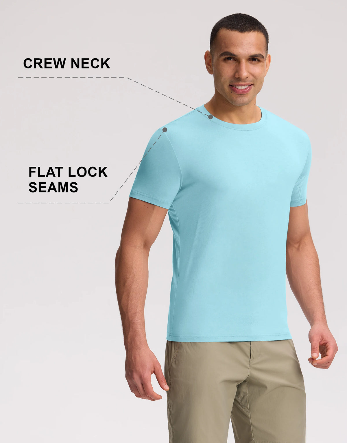 Pioneer Camp Men Bamboo Viscose Soft Crew Neck Casual Tshirt