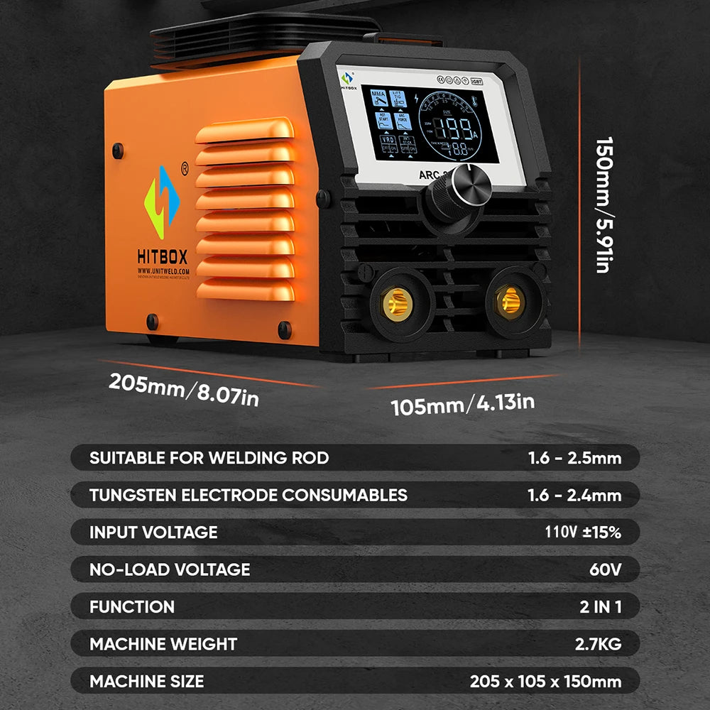 Hitbox Arc200S Compact Portable Inverter Welding Machine