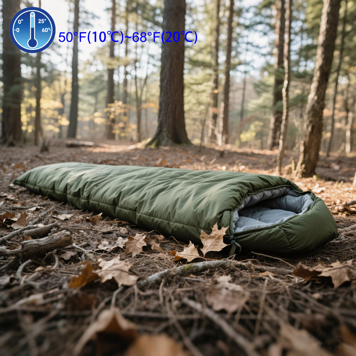 Lightweight Mummy Style Outdoor Camping Sleeping Bag For Adults