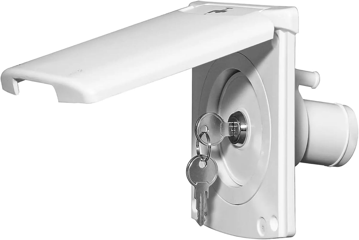 HWHongRV RV Fresh Water Inlet With Bayonet Style Cover