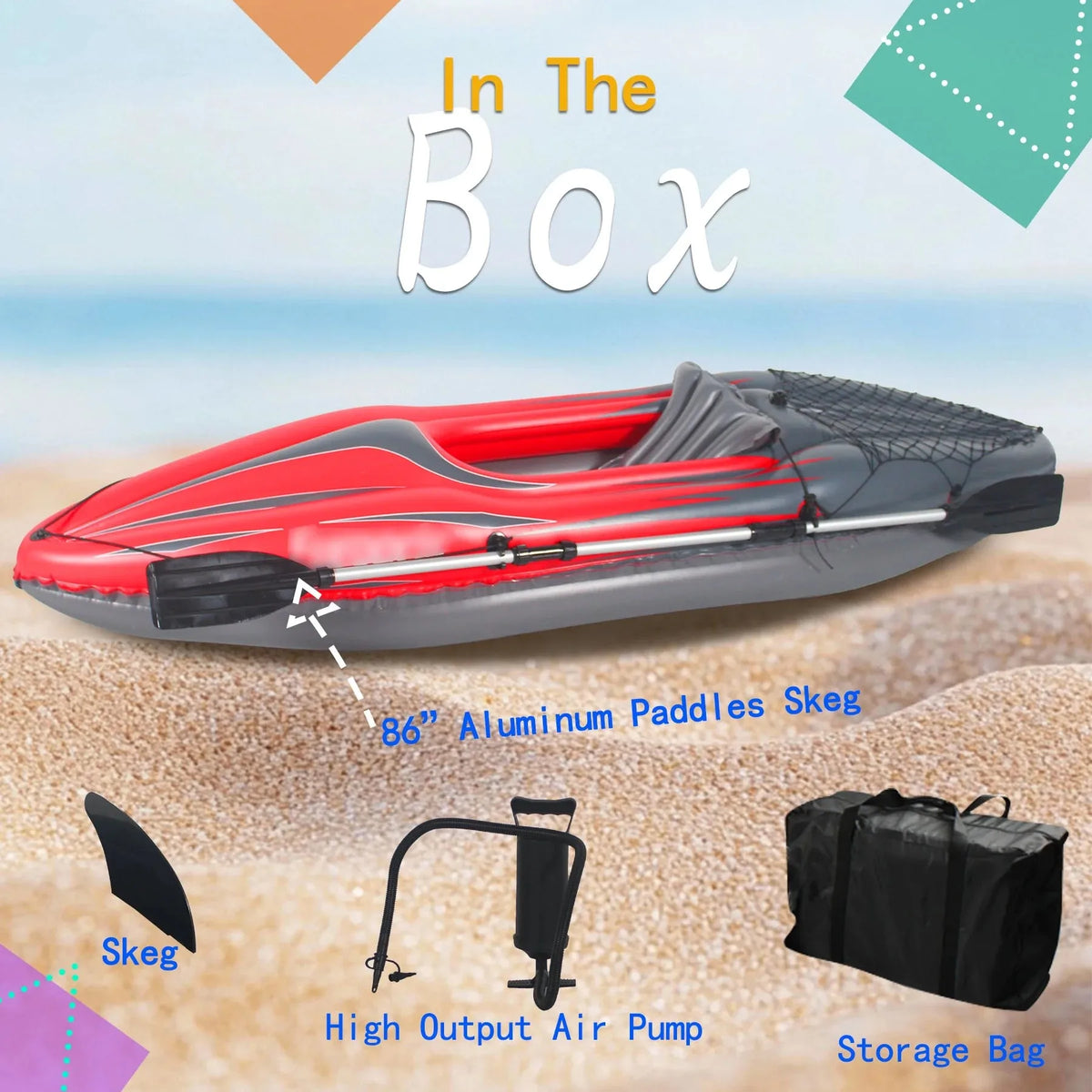 HHSJZWCY Inflatable Adult Fishing Kayak With Pump And Paddles