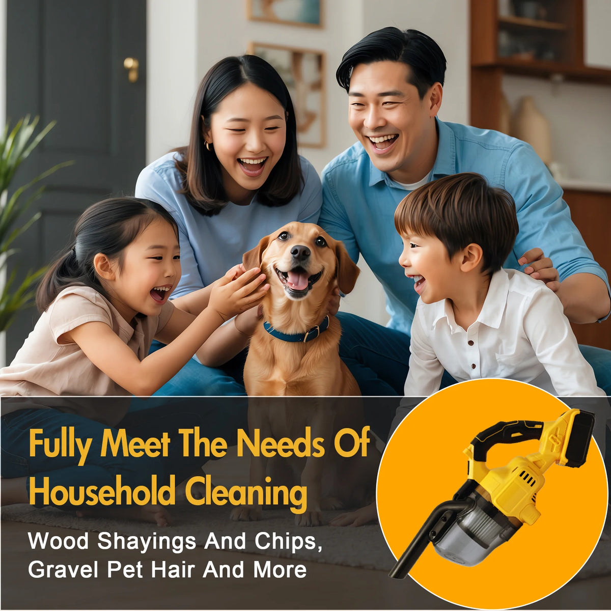 Cordless Handheld Vacuum Cleaner With Battery And Charger