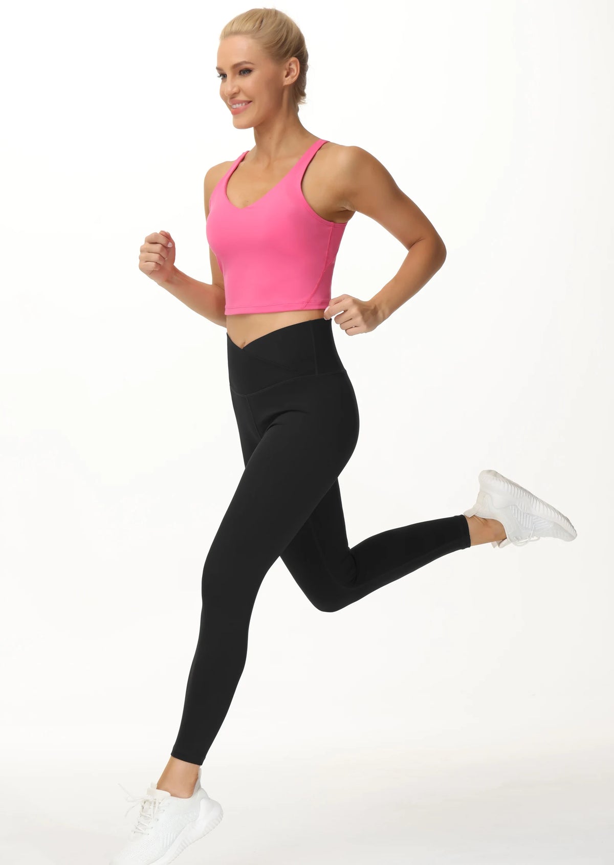 The Gym People High Waist Yoga Leggings With Tummy Control