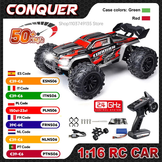 Wltoys 4WD Remote Control Off Road Monster Truck Vehicle