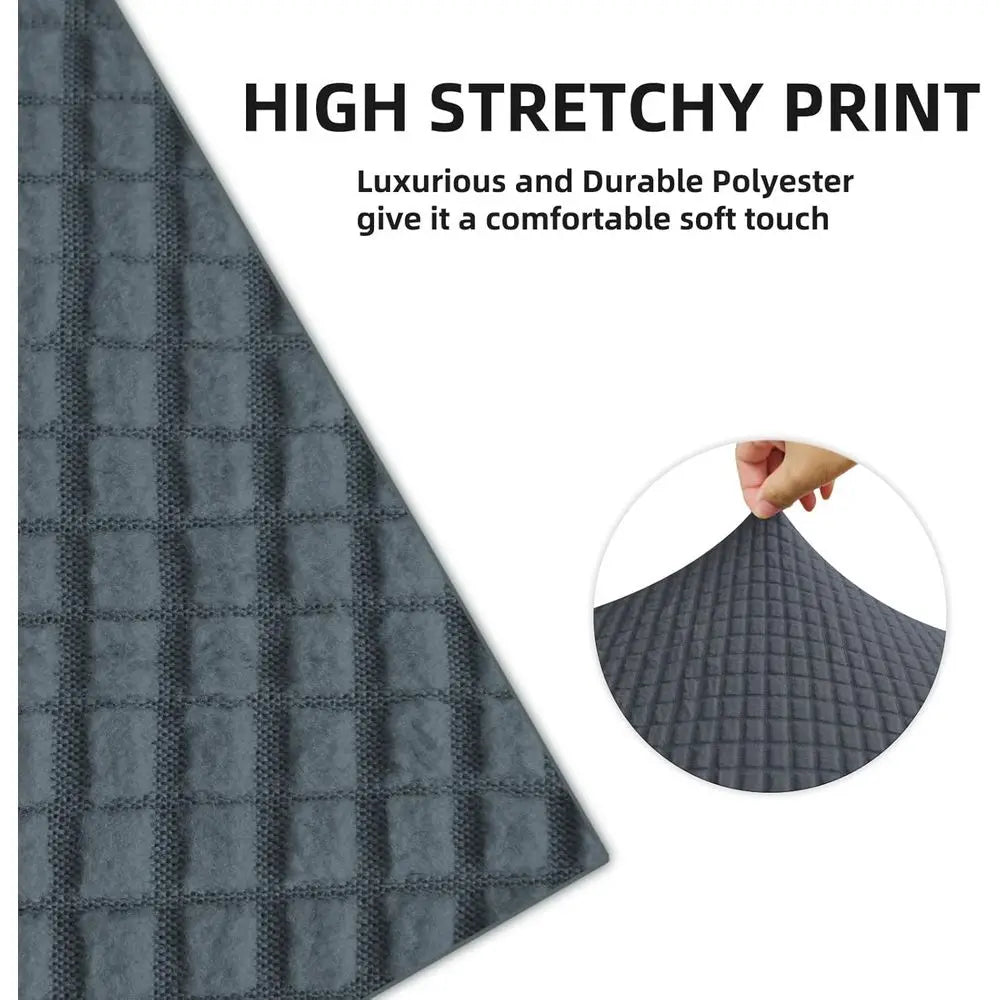 Premium Washable Stretchable RV Dinette Cushion Covers Set