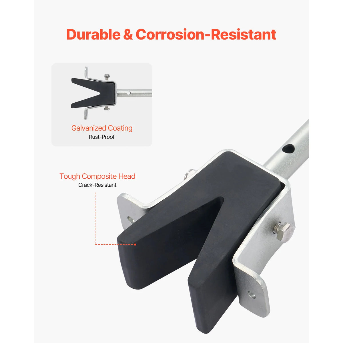 SucceBuy Adjustable Boat Transom Saver With Composite Head