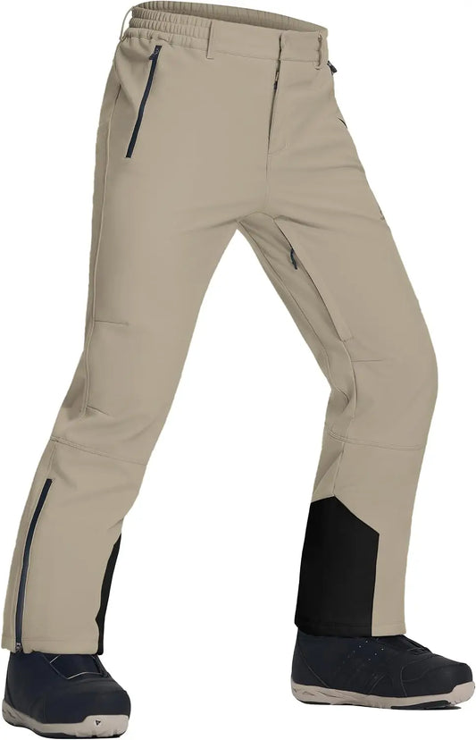 Pioneer Camp Men's Waterproof Insulated Softshell Ski Pants