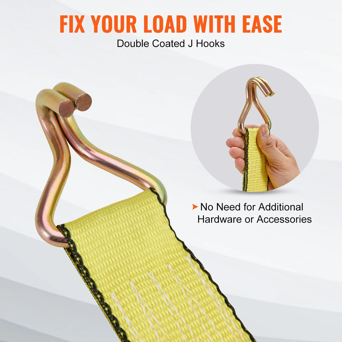 SucceBuy Ratchet Tie Down Straps For Secure Cargo Transport