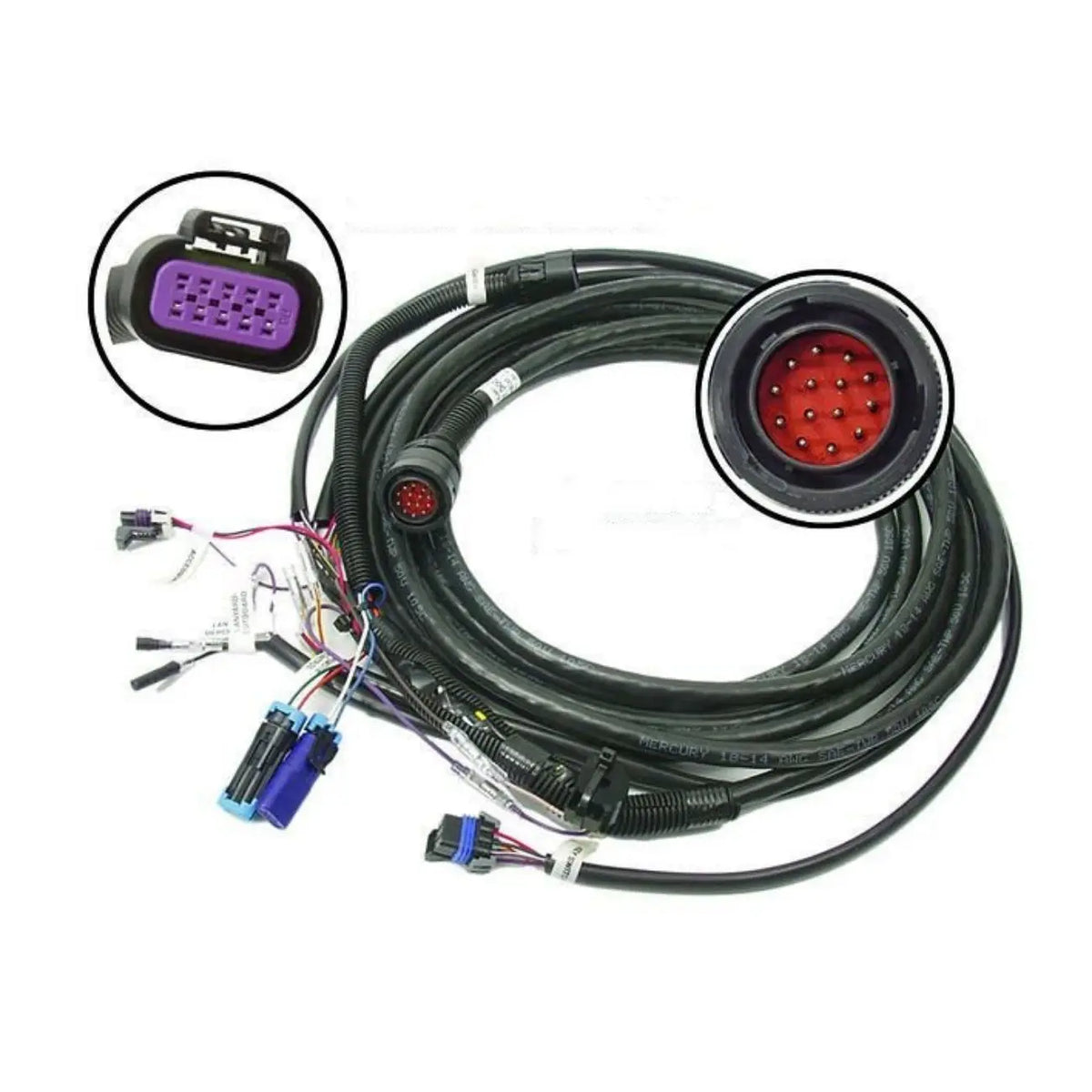 Powertec 896537T20 Wiring Harness For Mercury Outboard Top Console