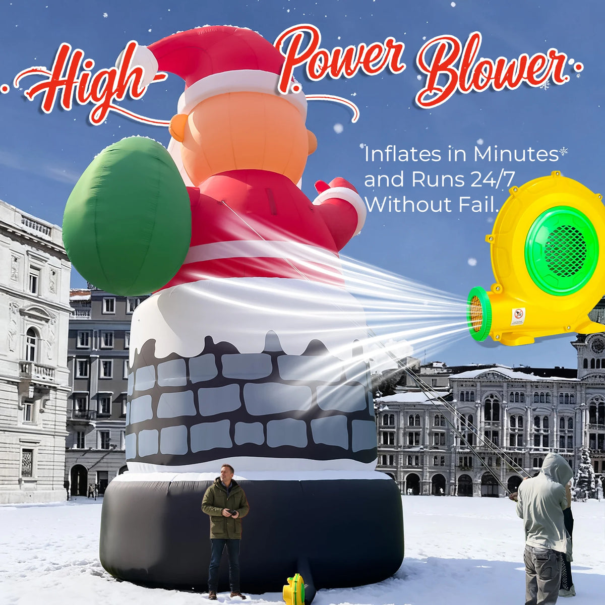 Led Outdoor Inflatable Santa Christmas Decoration Centerpiece