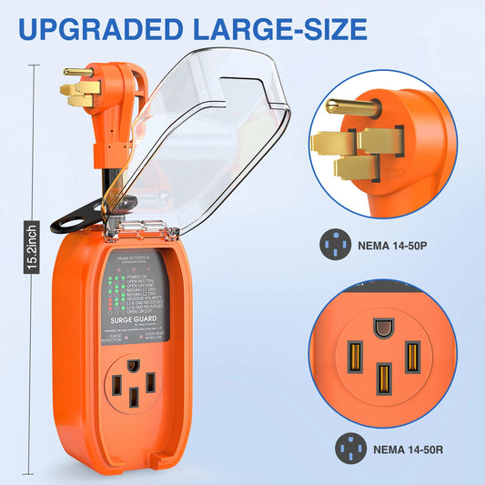 Nilight RV Surge Protector Circuit Analyzer Voltage Monitor