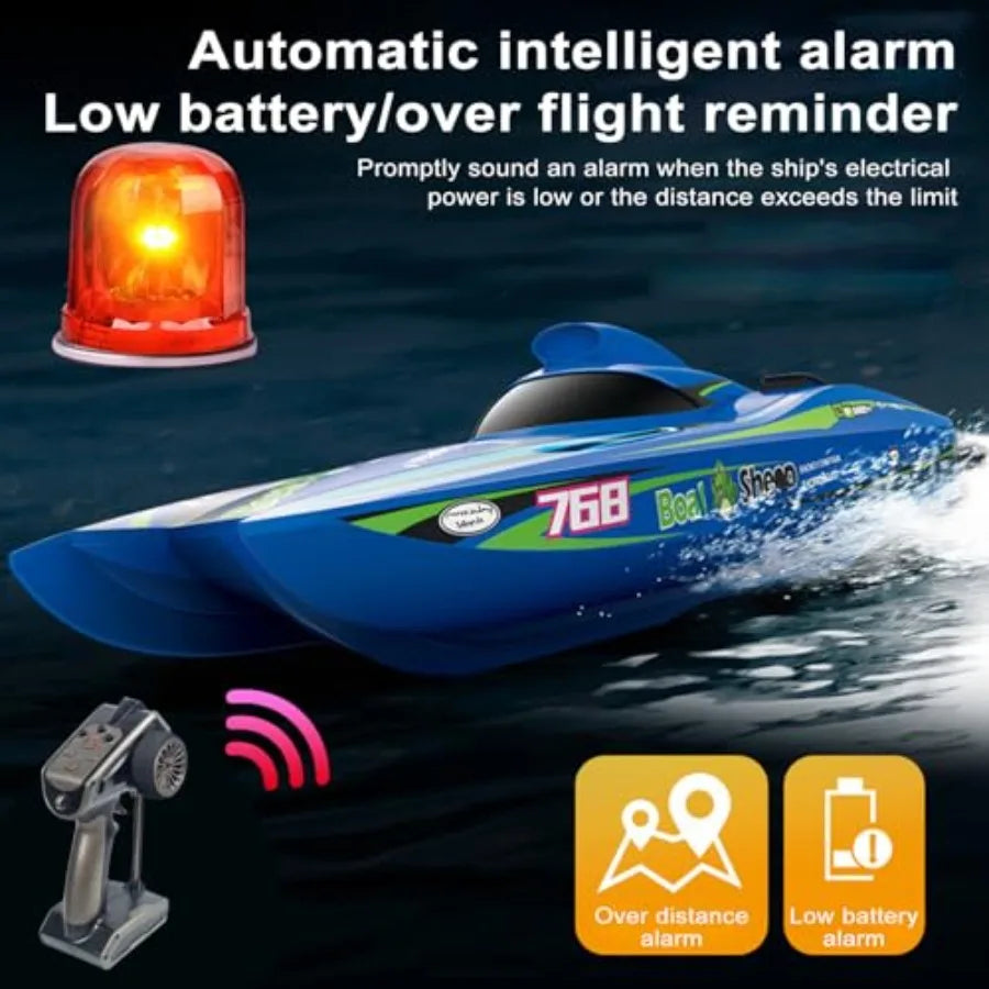 OLOEY High Speed Brushless Remote Control Boat For Outdoor Watersports