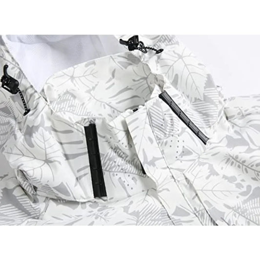 Men Lightweight Waterproof Rain Jacket Hooded Outdoor Hiking Windbreaker