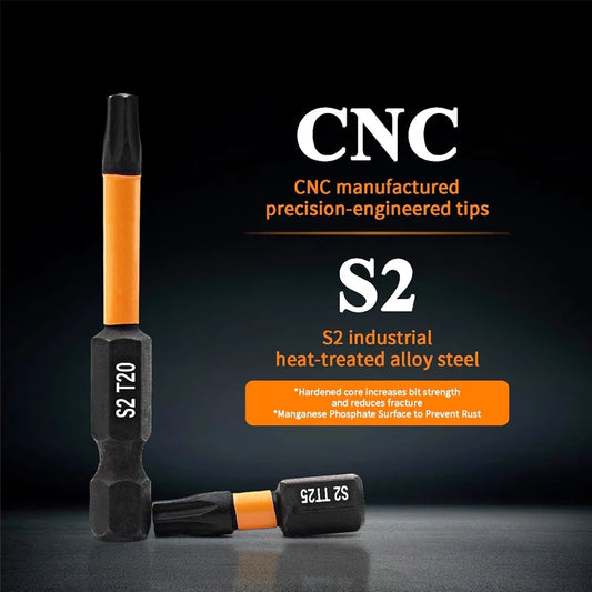 Magnetic Alloy Steel Torx Security Screwdriver Bits Set