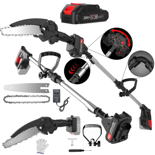 Firehelp Brushless Telescopic Pole Saw For Tree Trimming And Cutting