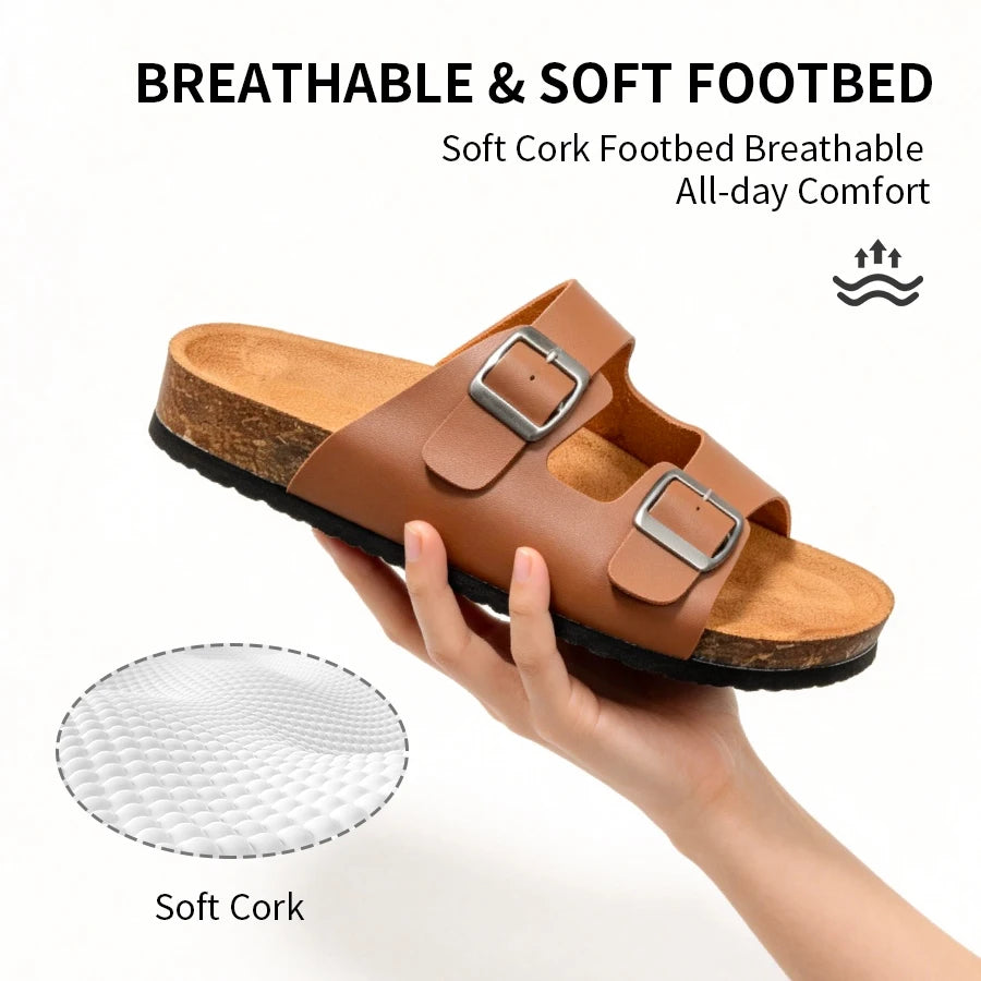 Unisex Classic Double Strap Thong Beach Casual Slippers