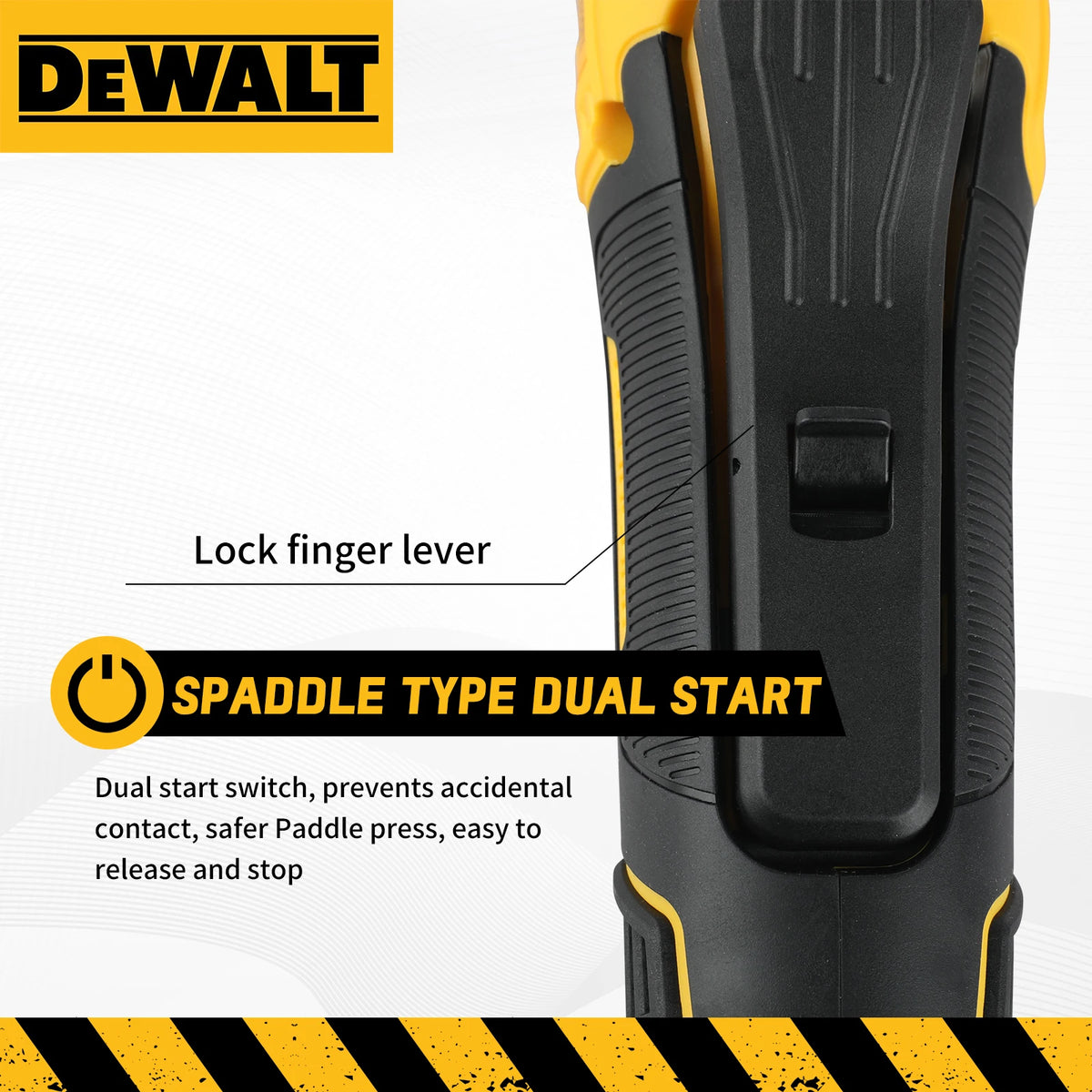 DeWalt 20V Max Brushless Angle Grinder E Clutch Protection