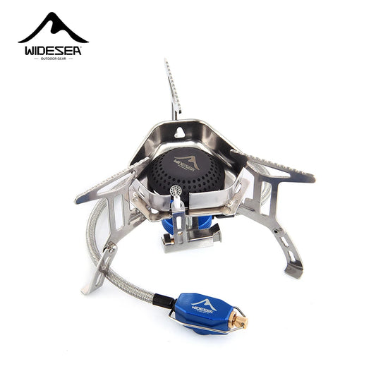 Widesea Portable Folding Camping Stove Windproof Gas Burner