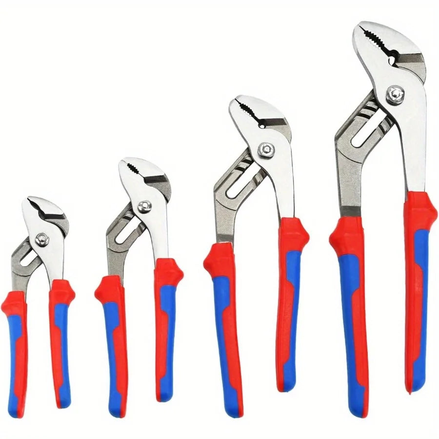 Professional Adjustable Tongue And Groove Pliers Set For Plumbing