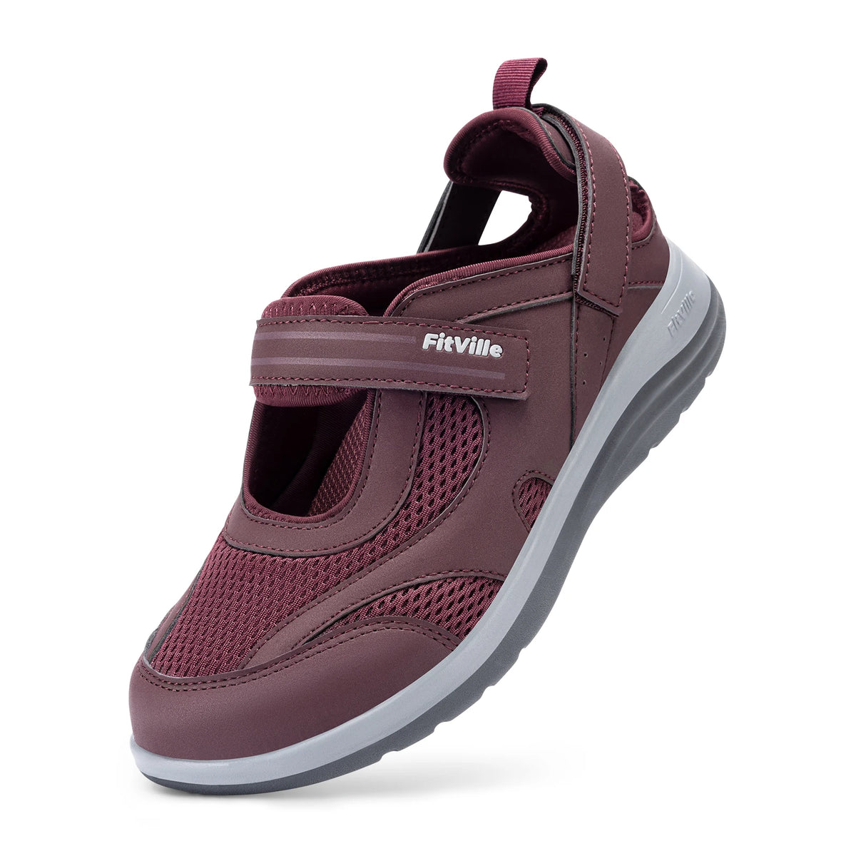 Fitville Womens Mary Jane Sandals Lightweight Breathable Walking Comfort