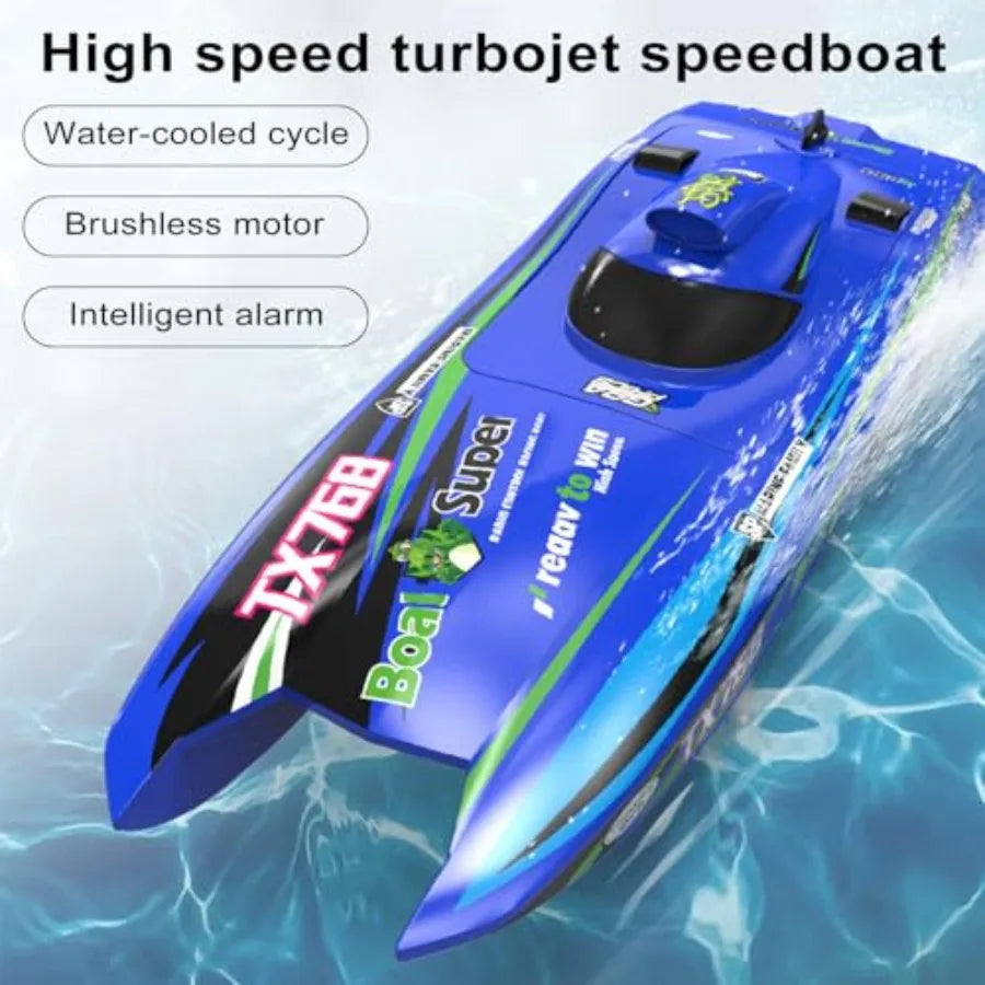 OLOEY High Speed Brushless Remote Control Boat For Outdoor Watersports