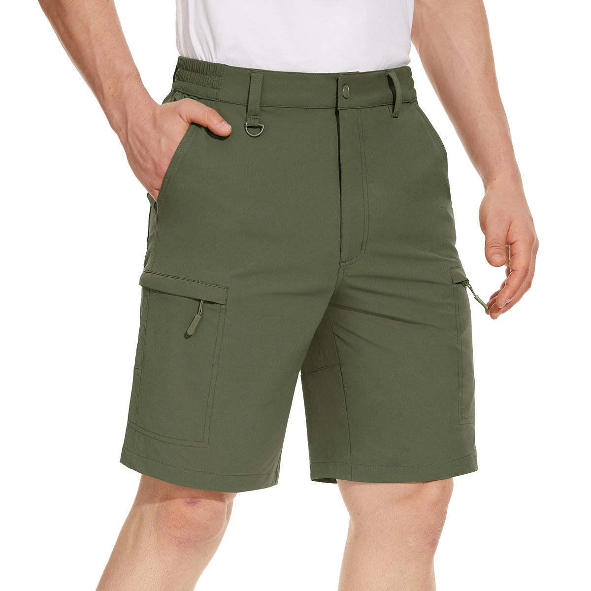 Mens Quick Dry Cargo Shorts For Outdoor Hiking And Work