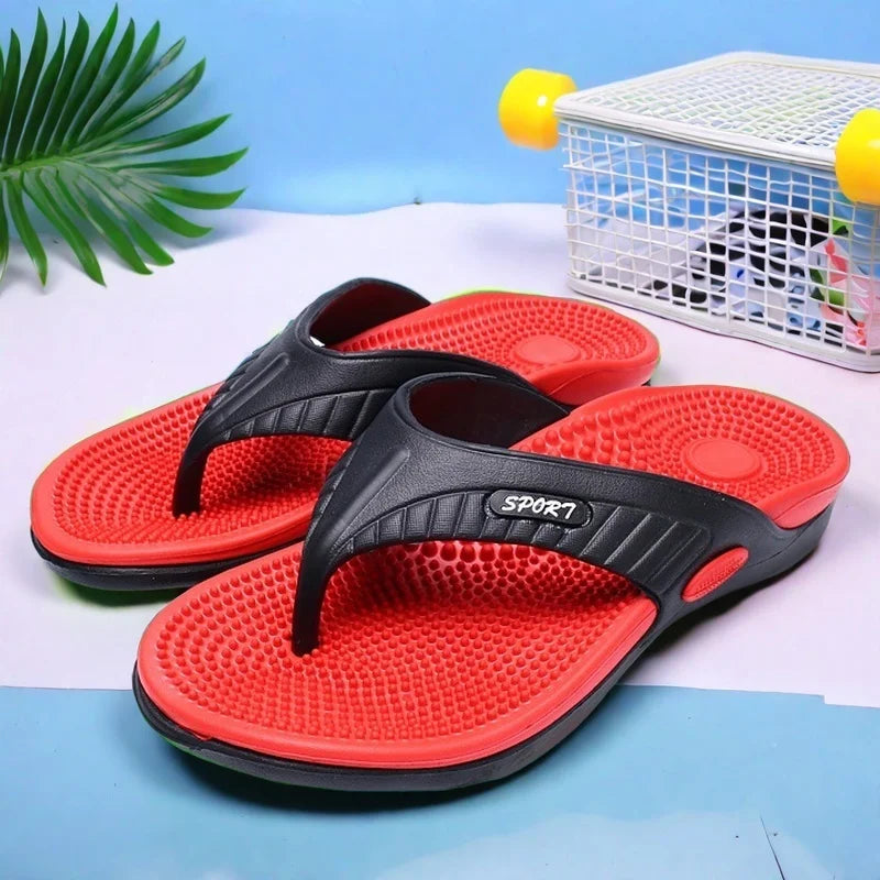 Men Casual Lightweight EVA Flip Flops With Arch Support