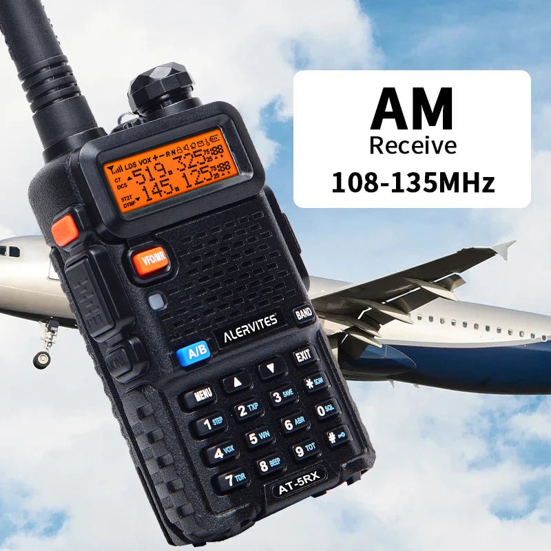 Alermites AT5RX Dual Frequency Portable Two Way Radio