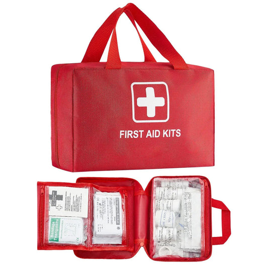 500-Piece First Aid Kit with 600D Nylon Bag